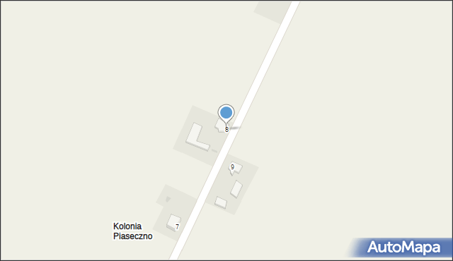 Piaseczno, Piaseczno, 8, mapa Piaseczno