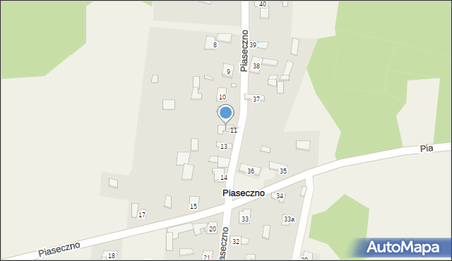 Piaseczno, Piaseczno, 12, mapa Piaseczno