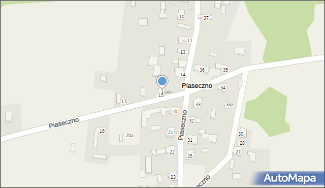 Piaseczno, Piaseczno, 16, mapa Piaseczno