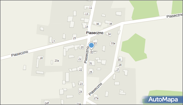 Piaseczno, Piaseczno, 32, mapa Piaseczno
