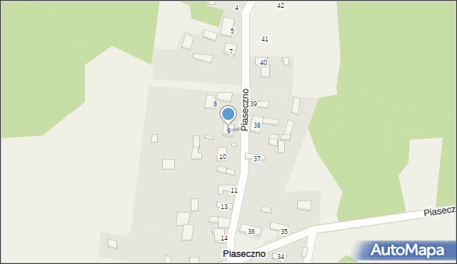 Piaseczno, Piaseczno, 9, mapa Piaseczno