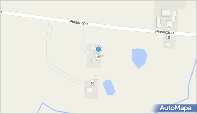 Piaseczno, Piaseckie Pole, 29, mapa Piaseczno