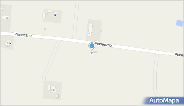 Piaseczno, Piaseckie Pole, 33, mapa Piaseczno