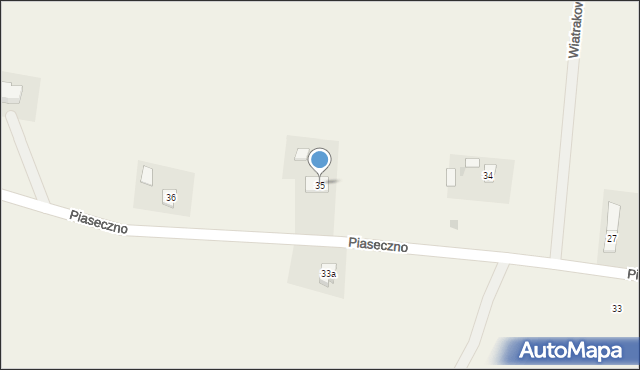 Piaseczno, Piaseckie Pole, 35, mapa Piaseczno