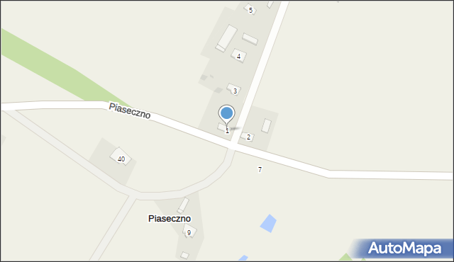 Piaseczno, Piaseczno, 1, mapa Piaseczno