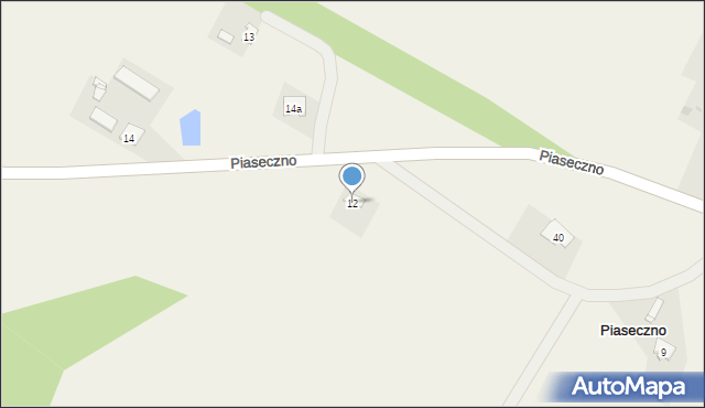 Piaseczno, Piaseczno, 12, mapa Piaseczno