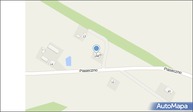 Piaseczno, Piaseczno, 14a, mapa Piaseczno