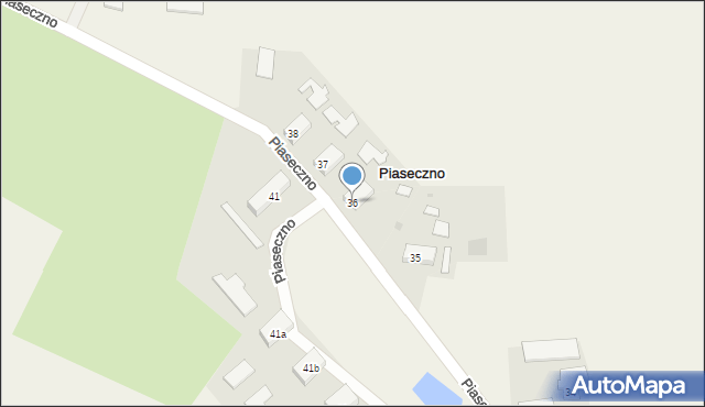 Piaseczno, Piaseczno, 36, mapa Piaseczno