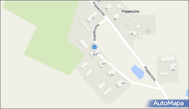 Piaseczno, Piaseczno, 41a, mapa Piaseczno