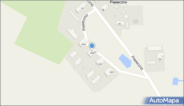 Piaseczno, Piaseczno, 41b, mapa Piaseczno