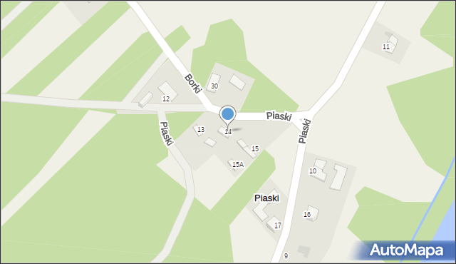 Piaski, Piaski, 14, mapa Piaski