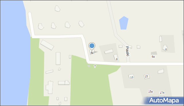 Piaski, Piaski, 8a, mapa Piaski