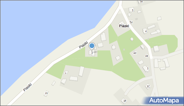 Piaski, Piaski, 2, mapa Piaski