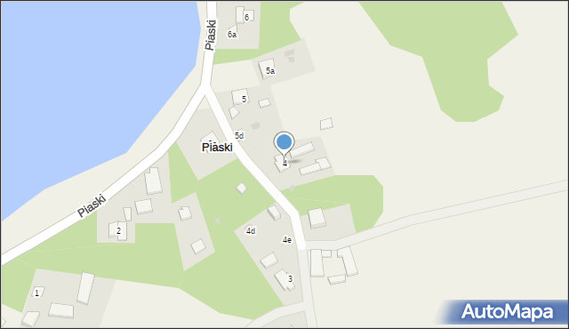 Piaski, Piaski, 4, mapa Piaski