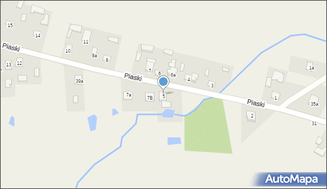 Piaski, Piaski, 5, mapa Piaski