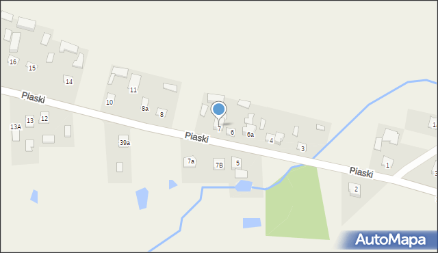 Piaski, Piaski, 7, mapa Piaski