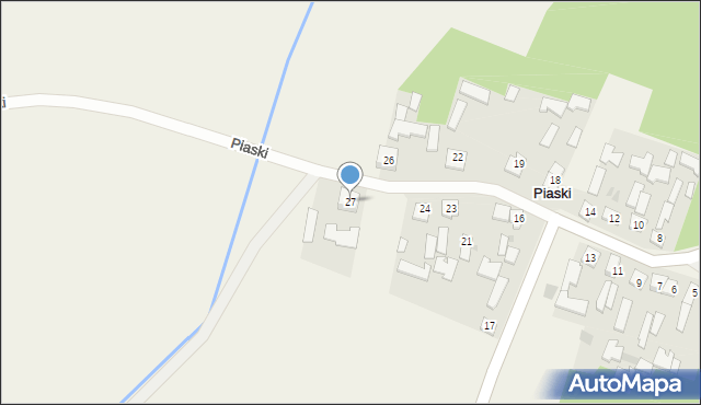 Piaski, Piaski, 27, mapa Piaski