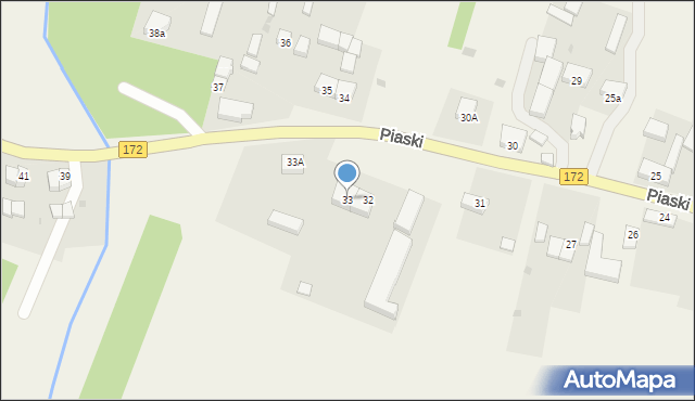 Piaski, Piaski, 33, mapa Piaski