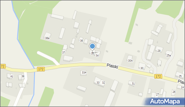 Piaski, Piaski, 35, mapa Piaski