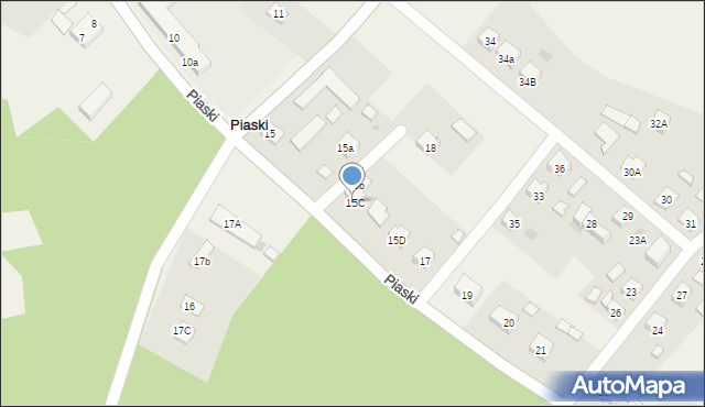 Piaski, Piaski, 15C, mapa Piaski