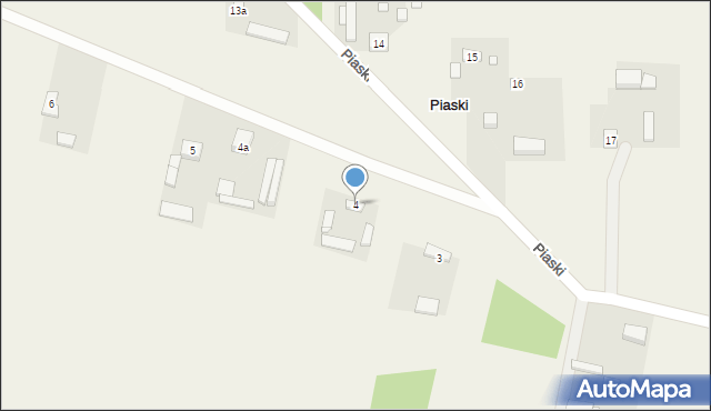 Piaski, Piaski, 4, mapa Piaski