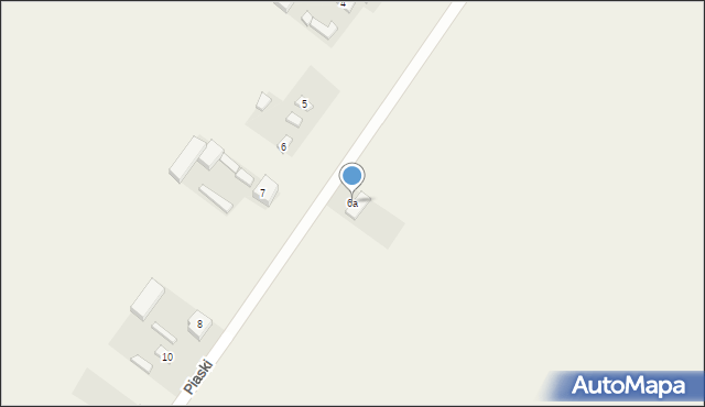 Piaski, Piaski, 6a, mapa Piaski