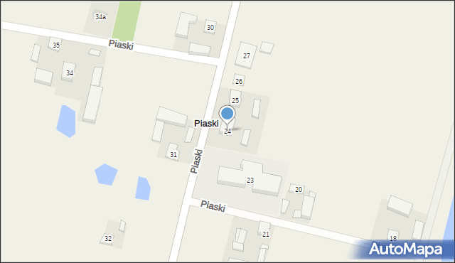 Piaski, Piaski, 24, mapa Piaski