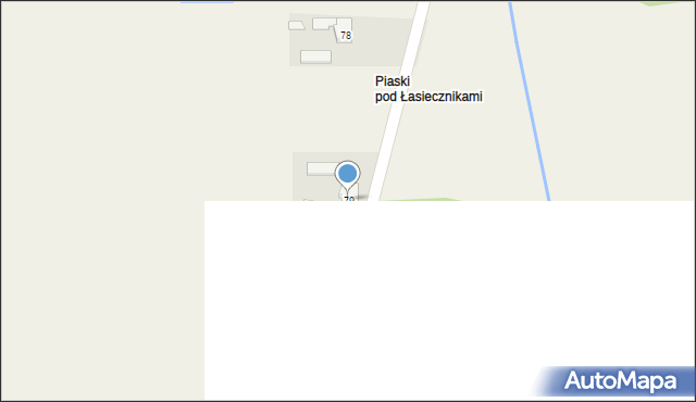 Piaski, Piaski, 79, mapa Piaski