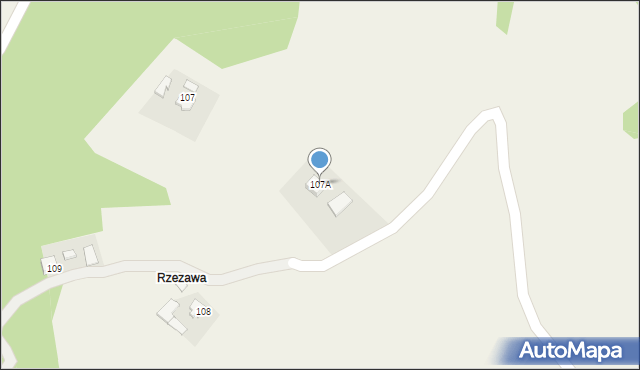 Piaski-Drużków, Piaski-Drużków, 107A, mapa Piaski-Drużków