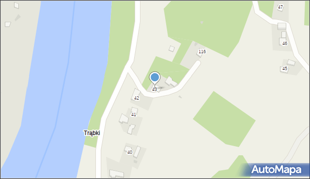 Piaski-Drużków, Piaski-Drużków, 43, mapa Piaski-Drużków