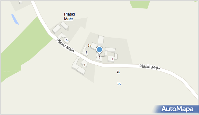 Piaski Małe, Piaski Małe, 2, mapa Piaski Małe