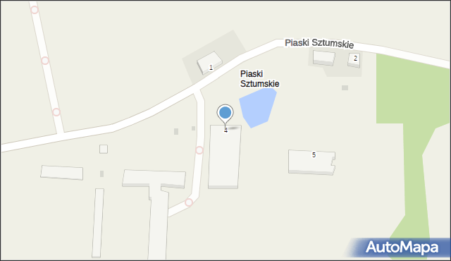 Piaski Sztumskie, Piaski Sztumskie, 4, mapa Piaski Sztumskie