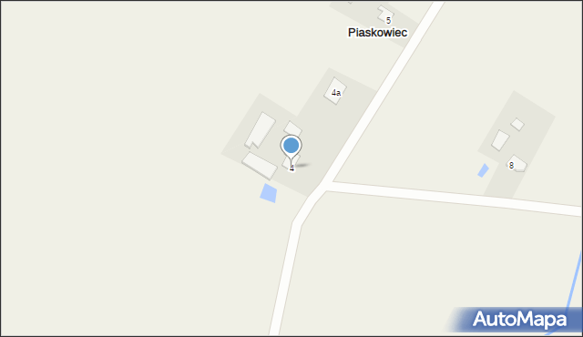Piaskowiec, Piaskowiec, 4, mapa Piaskowiec
