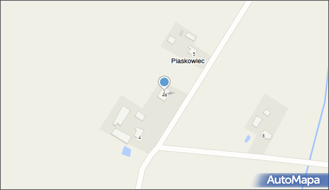 Piaskowiec, Piaskowiec, 4a, mapa Piaskowiec