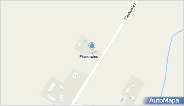 Piaskowiec, Piaskowiec, 5, mapa Piaskowiec