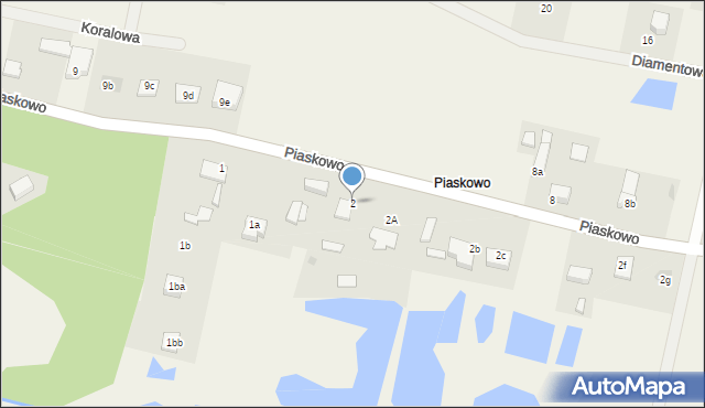 Piaskowo, Piaskowo, 2, mapa Piaskowo