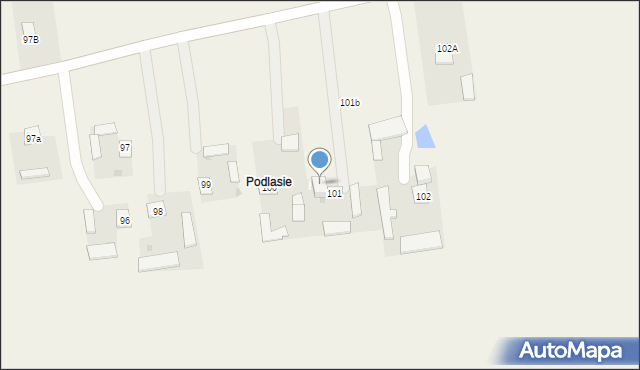 Piastów, Piastów, 101a, mapa Piastów