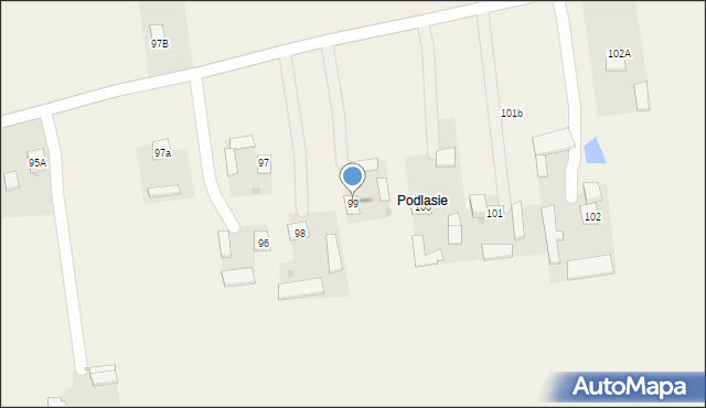 Piastów, Piastów, 99, mapa Piastów