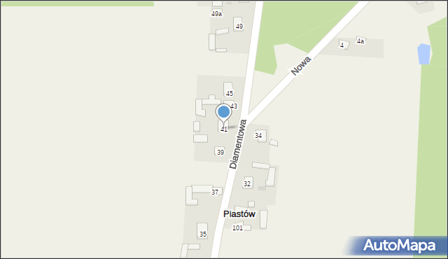 Piastów, Piastów, 103A, mapa Piastów