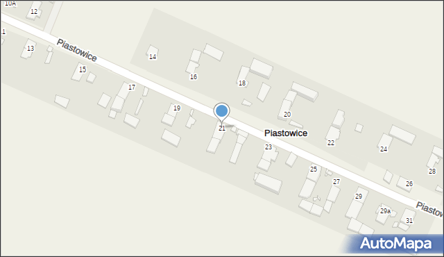 Piastowice, Piastowice, 21, mapa Piastowice