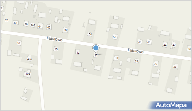 Piastowo, Piastowo, 37, mapa Piastowo