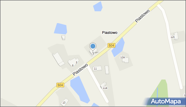 Piastowo, Piastowo, 3, mapa Piastowo