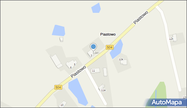 Piastowo, Piastowo, 4, mapa Piastowo