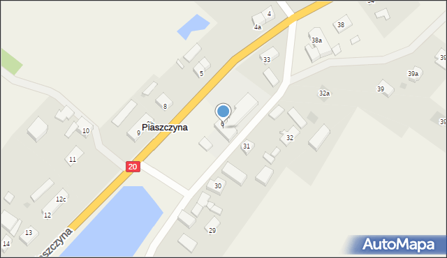 Piaszczyna, Piaszczyna, 6-7, mapa Piaszczyna