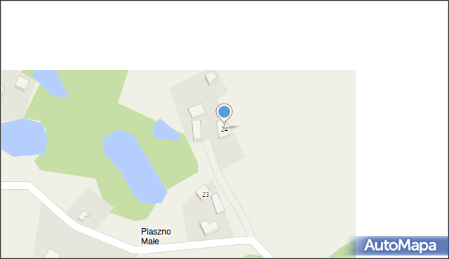 Piaszno, Piaszno, 24, mapa Piaszno