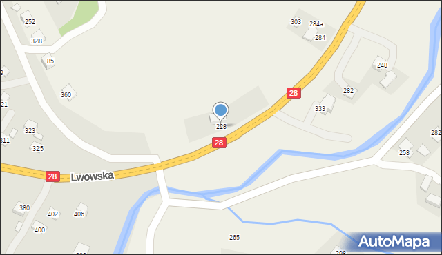 Piątkowa, Piątkowa, 228, mapa Piątkowa