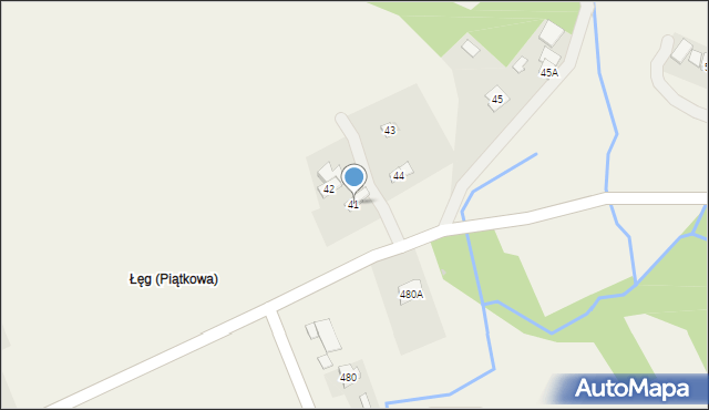 Piątkowa, Piątkowa, 41, mapa Piątkowa