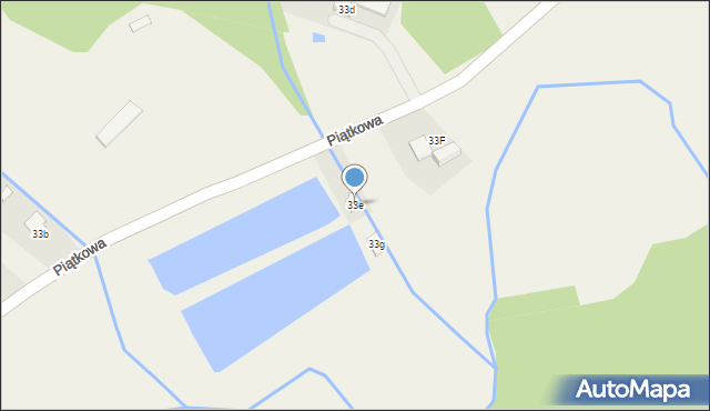 Piątkowa, Piątkowa, 33e, mapa Piątkowa