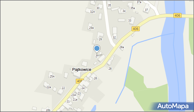 Piątkowice, Piątkowice, 27, mapa Piątkowice