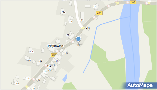 Piątkowice, Piątkowice, 28, mapa Piątkowice